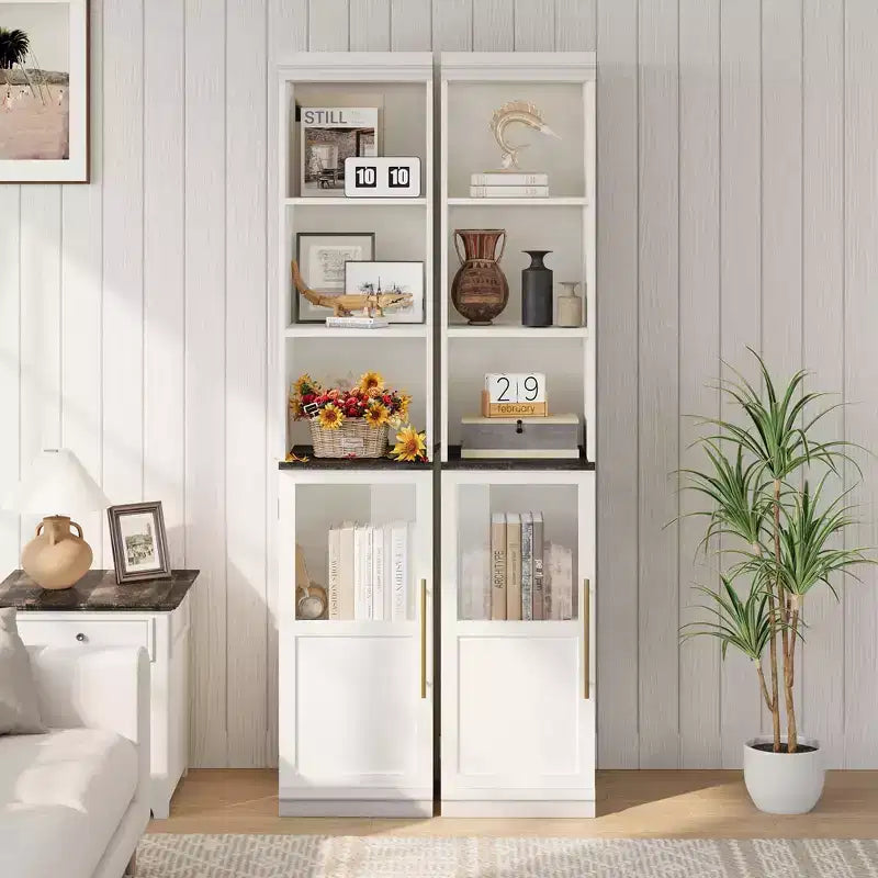 70 Bathroom Storage Cabinet, Tall Storage Cabinet with Doors for Kitchens, Bathrooms, Living Room, Natural