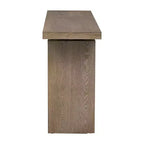 Modern Entryway Console Table with Floating Top, Slim Ash Veneer Hallway Table for Living Room, Foyer, or Entry