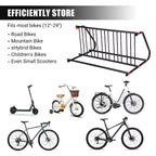 Commercial Floor Bike Rack Stand Heavy Duty,5/10 Bike Parking Rack,Steel Outdoor Bike Rack for Garages,Stores,Schools,Solid & Easy to Assemble