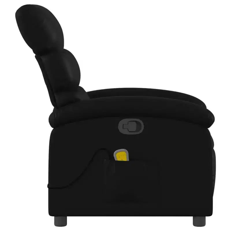 Massage Recliner Chair - Light Gray Manual Push Back