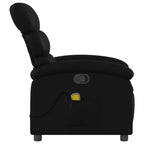 Massage Recliner Chair - Light Gray Manual Push Back