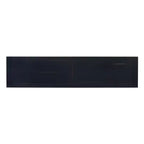 Mediterranean Style Rectangle Wood Long Console Table with Drawers and Shelf