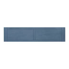 Mediterranean Style Rectangle Wood Long Console Table with Drawers and Shelf