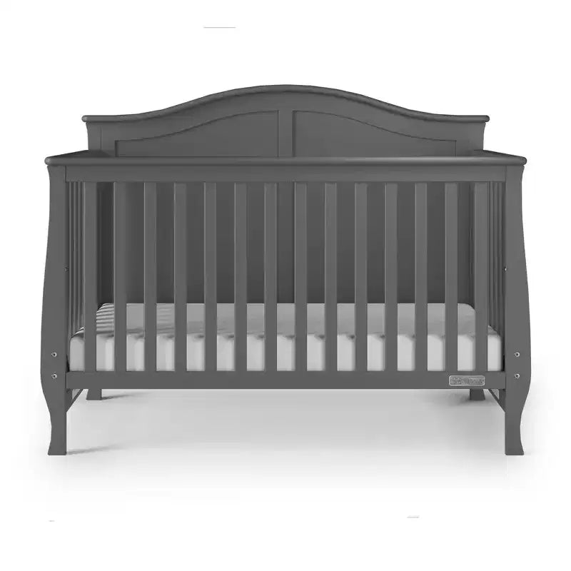 Camden 4-in-1 Convertible Crib, Converts to Day Bed, Toddler Bed and Full Size Bed, 3 Mattress Positions, Baby Safe Finish