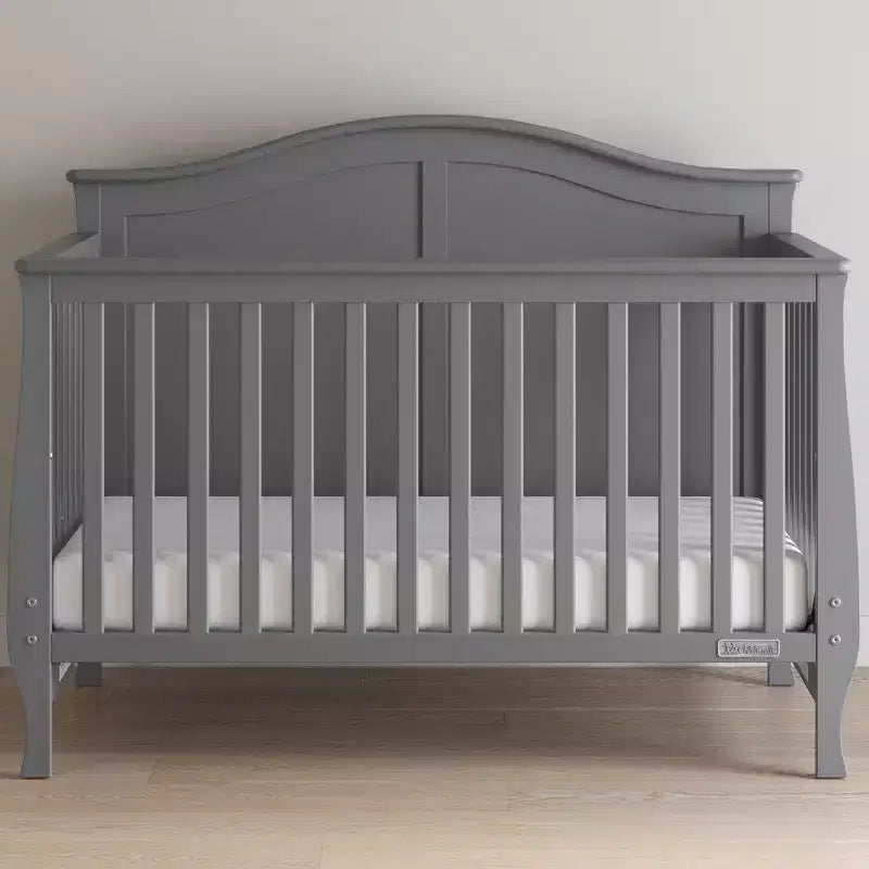 Camden 4-in-1 Convertible Crib, Converts to Day Bed, Toddler Bed and Full Size Bed, 3 Mattress Positions, Baby Safe Finish