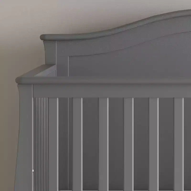 Camden 4-in-1 Convertible Crib, Converts to Day Bed, Toddler Bed and Full Size Bed, 3 Mattress Positions, Baby Safe Finish