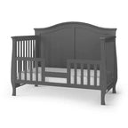 Camden 4-in-1 Convertible Crib, Converts to Day Bed, Toddler Bed and Full Size Bed, 3 Mattress Positions, Baby Safe Finish