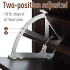 Slim Shoe Storage, Trendy Shoe Rack with 3 Large Fold-Out Drawers & a Spacious Top Surface