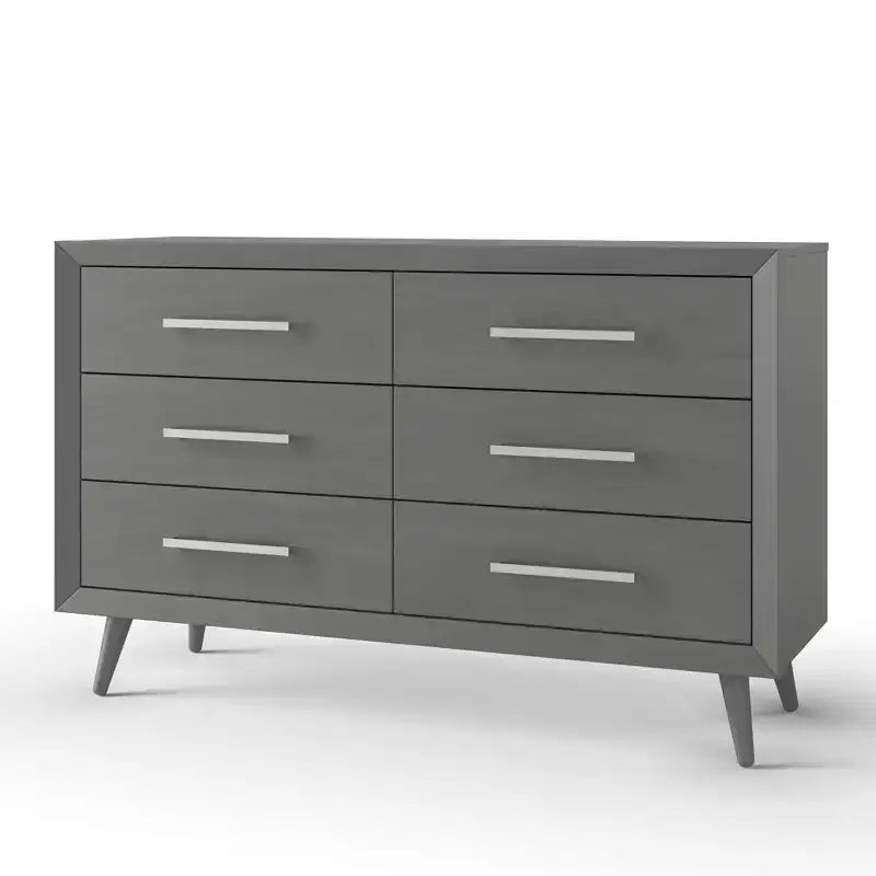 6-Drawer Cranbrook Double Dresser for Nursery or Bedroom, Anti-Tip Kit Included to Prevent Tipping, Non-Toxic, Baby Safe Finish
