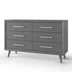 6-Drawer Cranbrook Double Dresser for Nursery or Bedroom, Anti-Tip Kit Included to Prevent Tipping, Non-Toxic, Baby Safe Finish