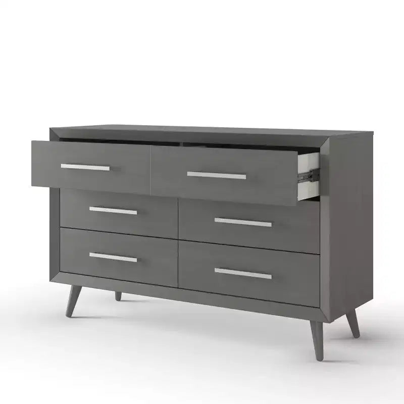 6-Drawer Cranbrook Double Dresser for Nursery or Bedroom, Anti-Tip Kit Included to Prevent Tipping, Non-Toxic, Baby Safe Finish
