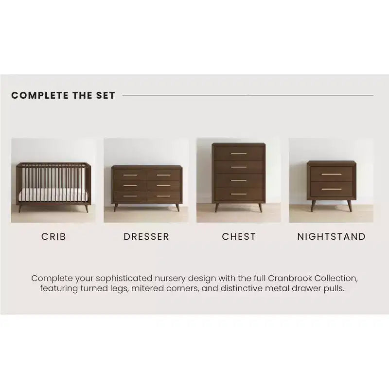 6-Drawer Cranbrook Double Dresser for Nursery or Bedroom, Anti-Tip Kit Included to Prevent Tipping, Non-Toxic, Baby Safe Finish