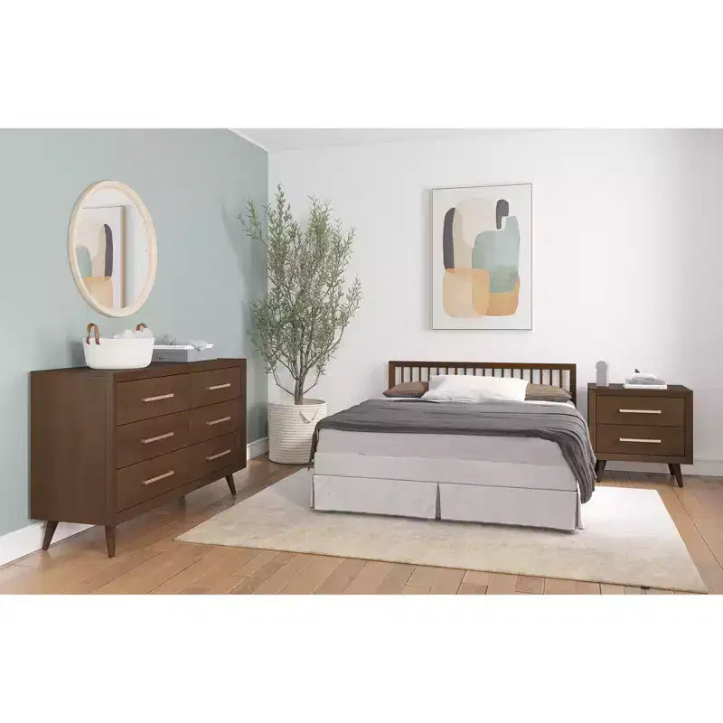 6-Drawer Cranbrook Double Dresser for Nursery or Bedroom, Anti-Tip Kit Included to Prevent Tipping, Non-Toxic, Baby Safe Finish