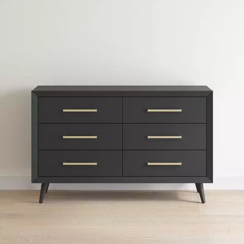 6-Drawer Cranbrook Double Dresser for Nursery or Bedroom, Anti-Tip Kit Included to Prevent Tipping, Non-Toxic, Baby Safe Finish