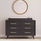 6-Drawer Cranbrook Double Dresser for Nursery or Bedroom, Anti-Tip Kit Included to Prevent Tipping, Non-Toxic, Baby Safe Finish
